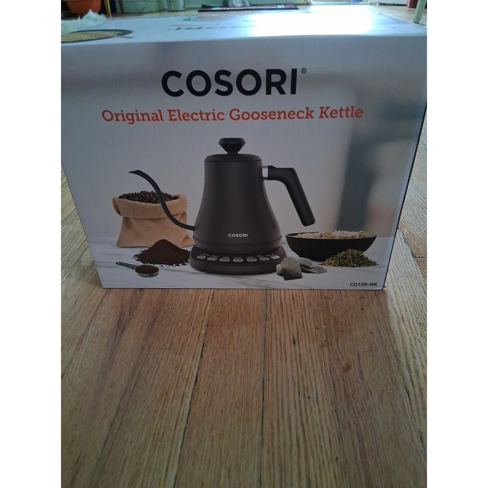 COSORI ORIGINAL GOOSENECK KETTLE – Black, 0.8L Programmable SS -NEW - Open Box